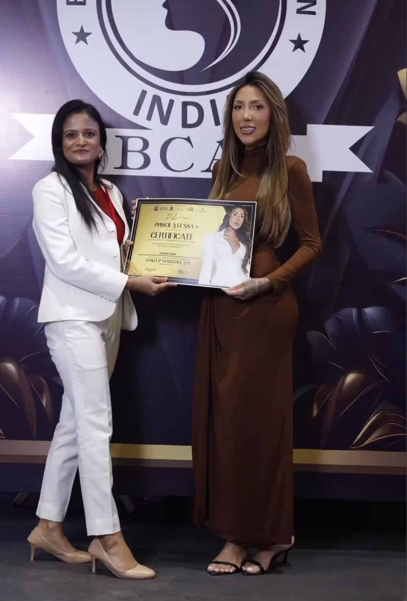 International beauty training certificate and recognition